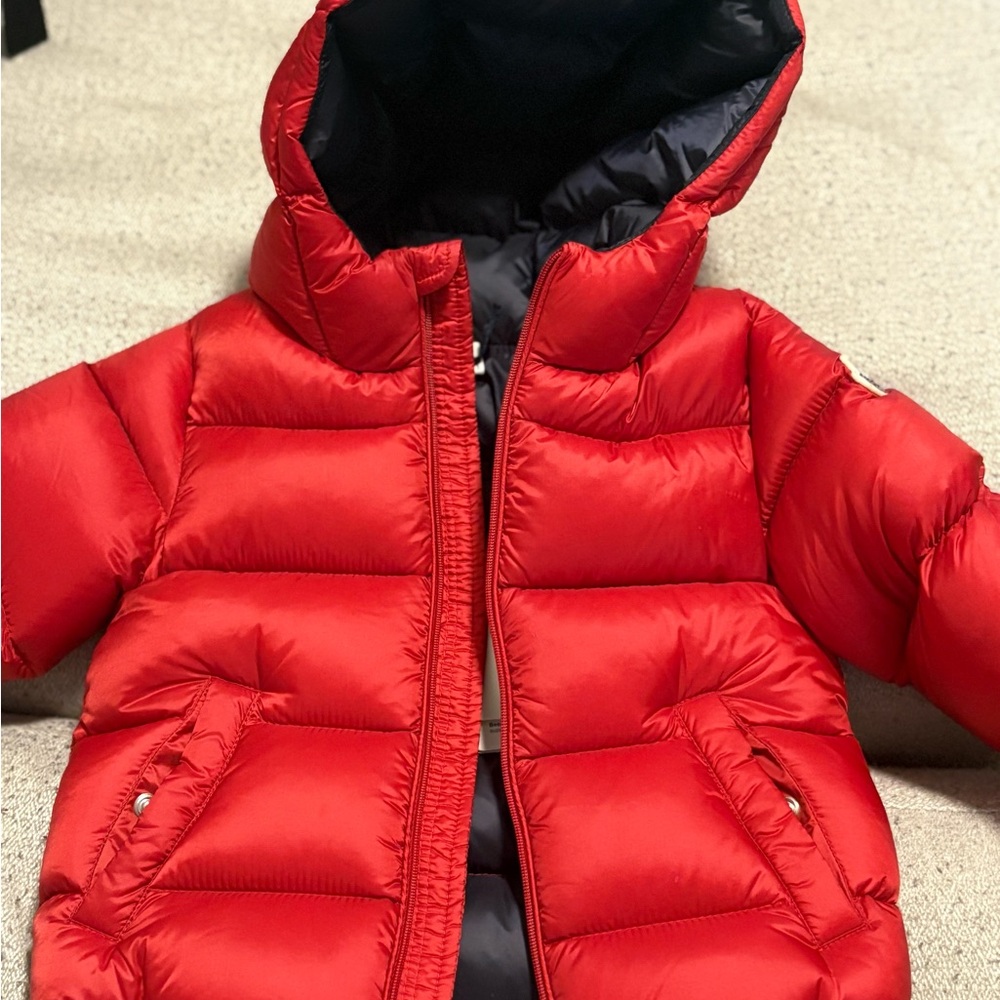 Moncler Red Kids Puffer Jacket